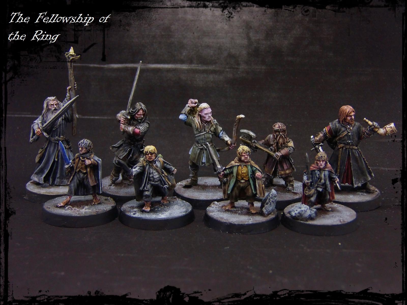 the fellowship of the ring miniatures